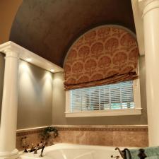 Bronze and copper metallic glazed ceiling and spa wall color copy